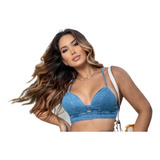 Top Cropped Jeans Medio