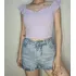 Top Cropped Lilás P (brechó)