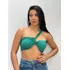 Top Cropped Mula Manca Franzido No Busto