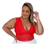 Top Cropped Plus Size