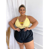 Top Cropped Plus Size