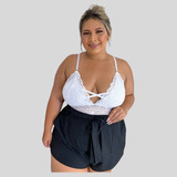 Top Cropped Plus Size
