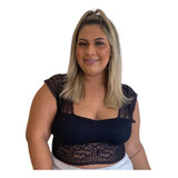 Top Cropped Plus Size