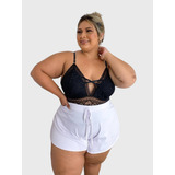 Top Cropped Plus Size