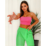 Top Cropped Suplex Lycra