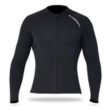 Top De Roupa De Mergulho Feminina De 2 Mm Com Zíper E Neopre