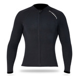 Top De Roupa De Mergulho Feminina De 2 Mm Com Zíper E Neopre