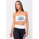 Top Faixa Malha Estampado