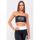 Top Faixa Malha Estampado