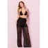 Top Feminino Ajuste De Cordão E Bordado Planet Girls Preto