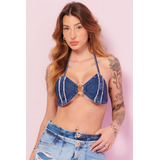 Top Feminino Com Argola