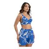Top Floral Com Alca