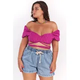 Top Malha Liso Amarracao
