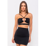 Top Malha Liso Com