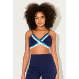 Top Malha Logo Estampado