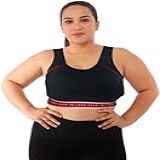Top Plus Size G1 G2 E G3 Fitness Academia Nadador Bojo Treino Correr BR Numérico 52 54 Plus Size Preto 