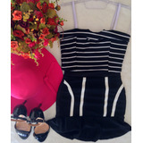 Top Preto De Listras