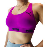 Top Puma S Bojo Fitness S Costura Costas Nadador Original