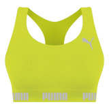 Top Puma Sem Costura E Bojo Costas Nadador Fitness Original