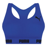 Top Puma Sem Costura E Bojo Costas Nadador Fitness Original