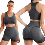 Top Short Conjunto Academia Fitness Levanta