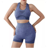 Top Short Conjunto Academia Fitness Levanta Bumbum Feminino