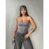 Top Tube Tomara Que Caia Cropped Moda Blogueira