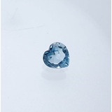 Topázio 2.115 Cts Coração 7x7 Mm Azul Pedra Preciosa A
