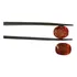 Topazio Imperial Par Ovais Super Extra Vermelho 8ct, 8x10 Mm
