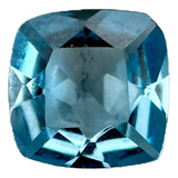 Topázio London Blue Natural Cushion 5 1x5 1mm 0 58ct