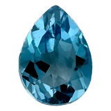 Topázio Swiss Blue Natural Gota 8 2x6 1mm 1 57ct