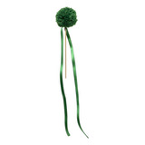 Topo De Bolo Pompom Fitilhos - Verde Folha