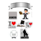 Topo De Bolo Topper De Bolo Aniversario Cristão Pastor