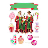 Topo De Bolo Topper Decoração Cosme E Daminhão