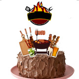Topo De Bolo Topper Personalizado Churrasco