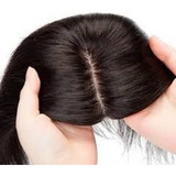 Topo De Cabeça Silicone P Alopecia Imita Couro Cabelo 55cm