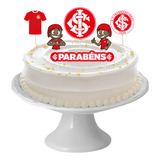 Topo Topper Decoração De Bolo Festa Internacional