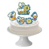 Topo Topper Decoração De Bolo Festa Pato Donald