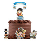 Topo Topper Enfeite Bolo Aniversário Personagens One Piece