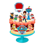 Topo Topper Personalizado Bolo Patrulha Canina Aniversario
