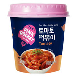Topokki Bolinho Arroz Coreano Tomate Pink Rocket 120g