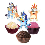 Topper Doces Bluey Bingo