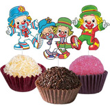 Topper Doces Patati E Patatá Parabéns Festa Aniversário Tag