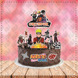 Topper Topo Bolo Personalizado C Nome E Idade Naruto