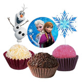 Toppers Doces Frozen Ana Elsa Neve Festa Aniversário Tag