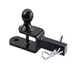 TOPTOW Receptor De Engate De Reboque 3 Em 1 ATV UTV 64032 Adaptador De Montagem Esférica Com Esfera De 4 5 Cm Adequado Para Receptor De 3 Cm