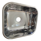 Toque Moderno Cuba Inox Sobrepor 40x34x17cm N0 Polida Promo