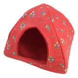 Toquinha Para Hamster Porquinho Da Índia Vermelho Florzinha