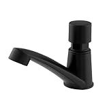 Torneira Automática Temporizador Mesa Bica Móvel GW Comercial Preto Fosco