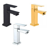 Torneira Banheiro Bica Baixa Sofisticada Metal Luxo Moderna Cor Preto fosco
